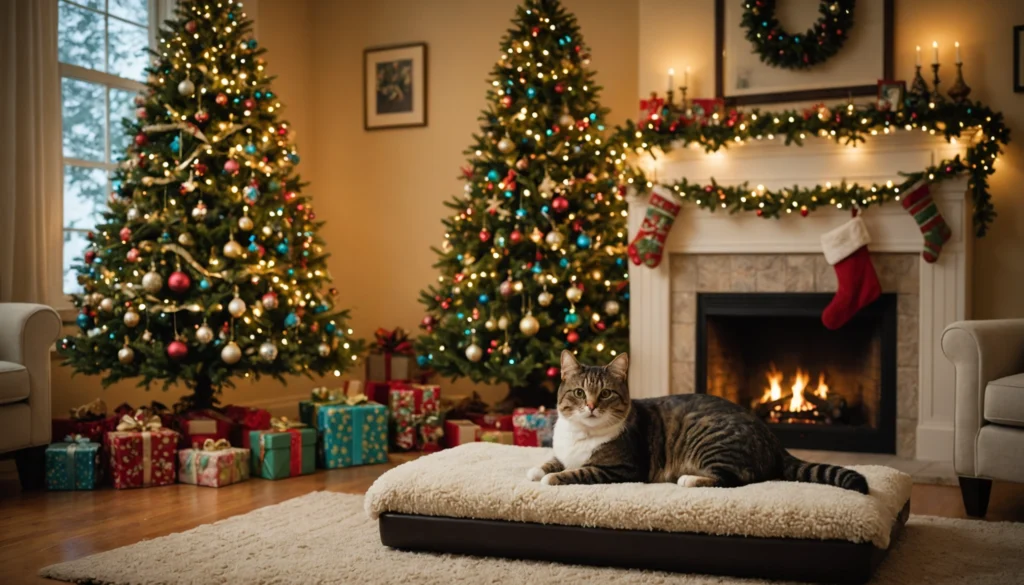 arbre a chat sapin de noel