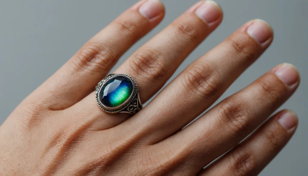 bague d'humeur couleur