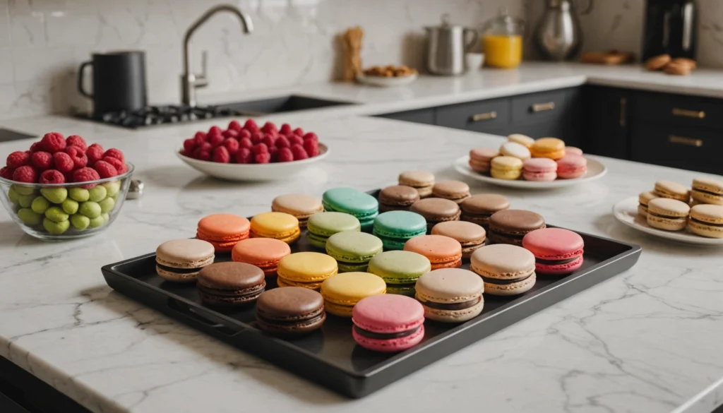 congeler macarons