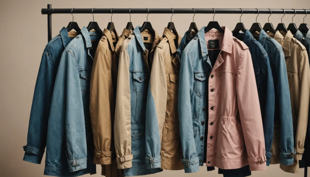 type de vestes